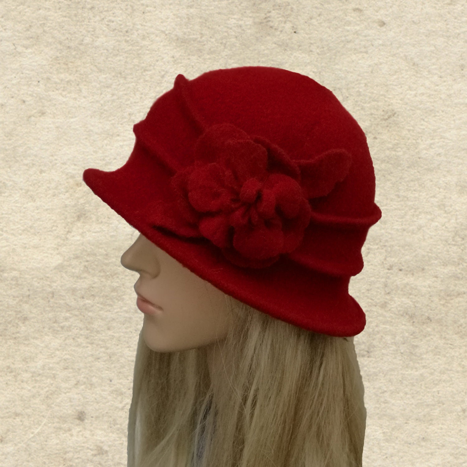 Women's Felted Hat Winter Hat Women Felted Wool Hat Etsy