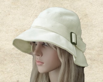 Cloche Summer Sun Hat: Brimmed Women's Fashion Hat