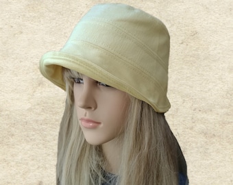 Cloche Sun Hat: Women's Summer Hat, Beach & Garden Party Accessory (Size 21-22 inches)