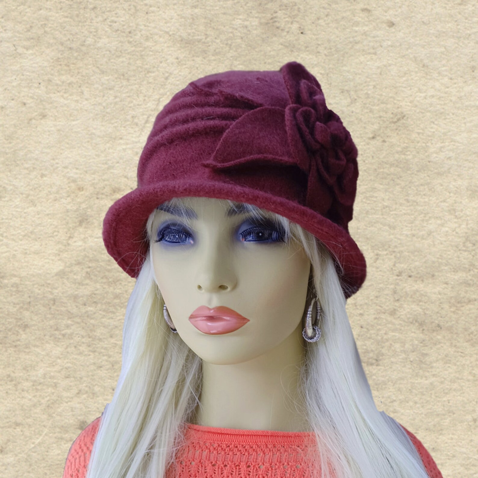 Winter Felted Hat Womens Felt Hat Felted Wool Hat Felted Etsy