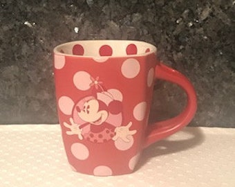 Minnie Mouse Red & White Polka Dot Mug