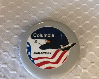 NASA Space Shuttle Columbia Button