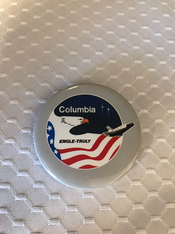 NASA Space Shuttle Columbia Button
