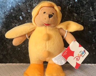 Winnie The Pooh "Dressed up Chick Pooh" Mini Bean Bag Plush
