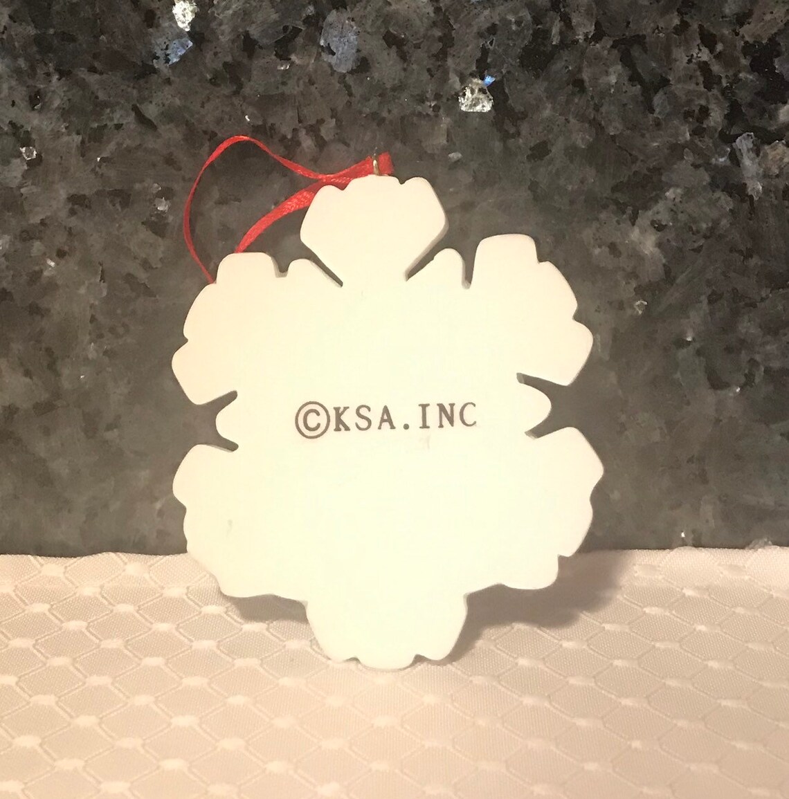 Snowmen Snowflake Customizable Christmas Ornament by KSA Inc. Etsy UK