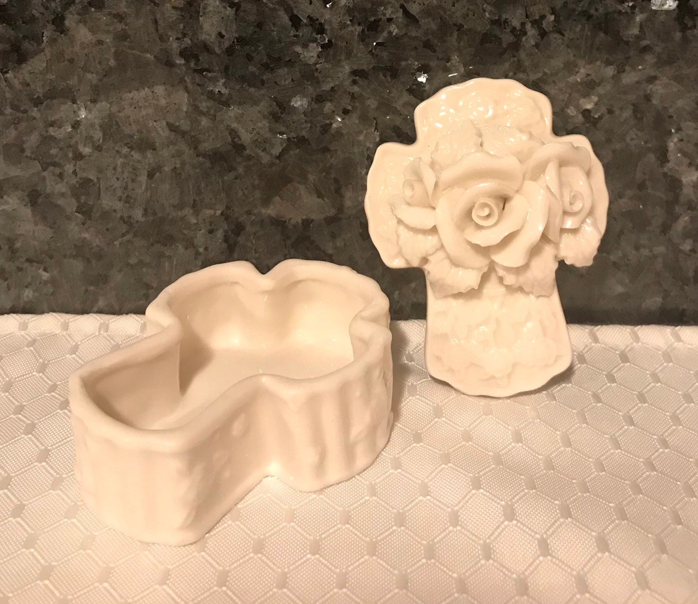 Religious Cross Shaped Trinket Box