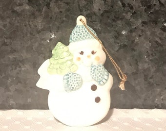 Vintage Snowman Hallmark Christmas Ornament 1982