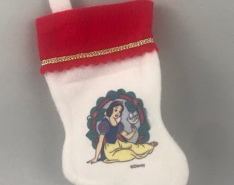 Snow White Mini Christmas Stocking/Ornament Unbreakable