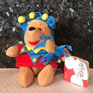 Winnie The Pooh &quot;Jester Pooh&quot; Mini Bean Bag Plush