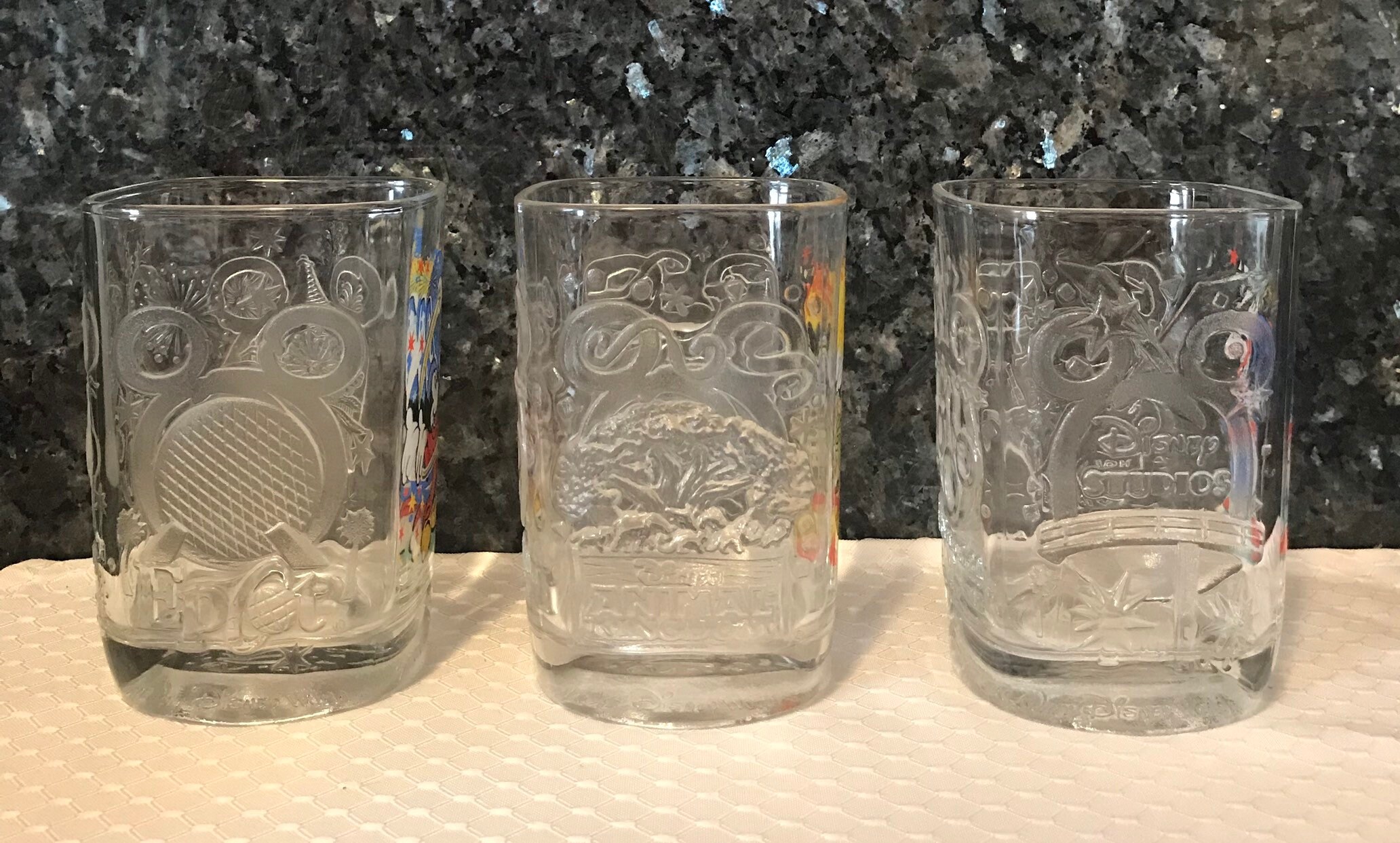 McDonald's Disney Collectible Millenium Cups 2000 Set of 3