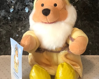 Winnie The Pooh "Pooh Santa from Finland" Mini Bean Bag Plush