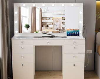 Boahaus Leonore Makeup Vanity Desk