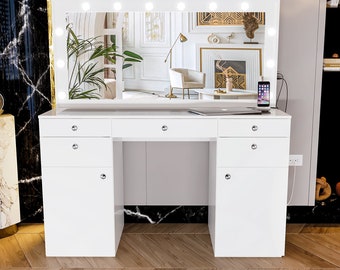 Boahaus Kiana Vanity Makeup Desk