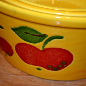 Beautiful vintage ceramic bowls/bowl from Schramberg yellow 70s shabby chic country style retro mid century