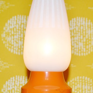 Vintage table lamp 70s retro mid century space age seventies Lamb