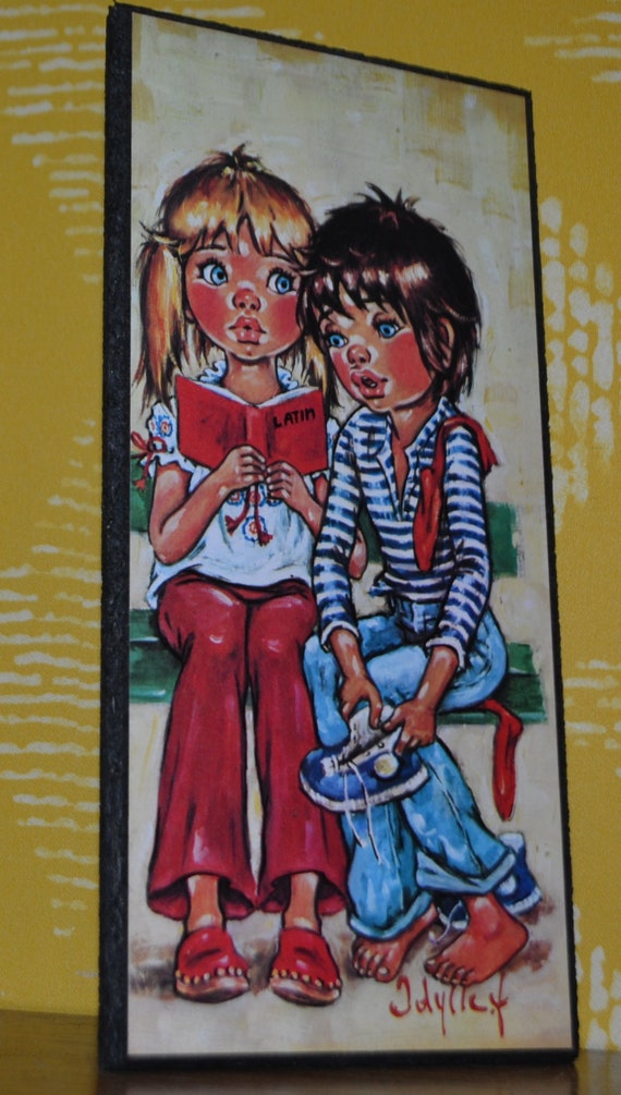BIG EYES GIG ヴィンテージ レトロ 60s 絵 壁掛け アート BIG EYES GIG ヴィンテージ レトロ 60s 絵 壁掛け アート fit