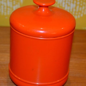 Vintage EMSA  Dose Orange  70er Jahre  Seventies Mid Century Retro  Landhausstil Shabby Chic