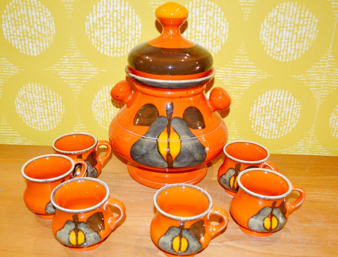 Bowle Set 70er Jahre