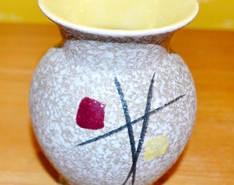 ヴィンテージ花瓶 セラミック 50年代 ミッドセンチュリー レトロ