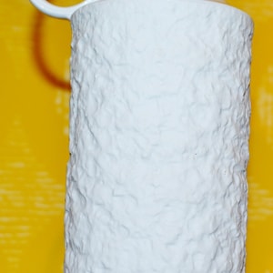 Vintage Vase 70s White Royal KPM Porcelain WGK WGP Seventies Space Age Retro Design