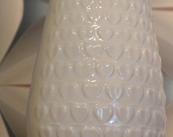 Vintage vase 70s white Schuhmann Arzberg