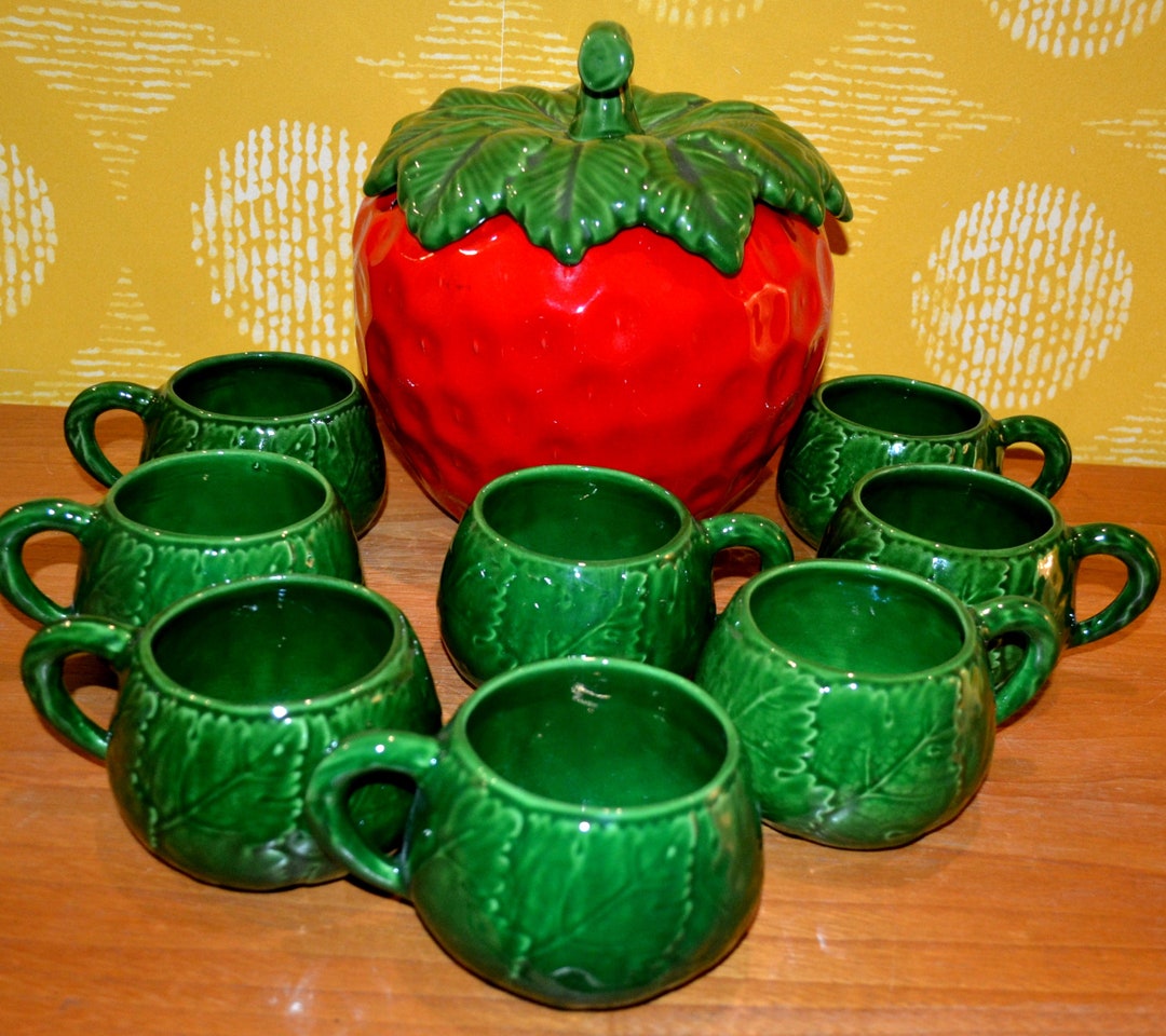 Bowle Set 70er Jahre