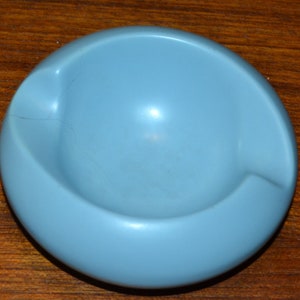 Vintage ashtray by Cortendorf blue pastel colors ceramic 50s retro mid century rockabilly ashtray