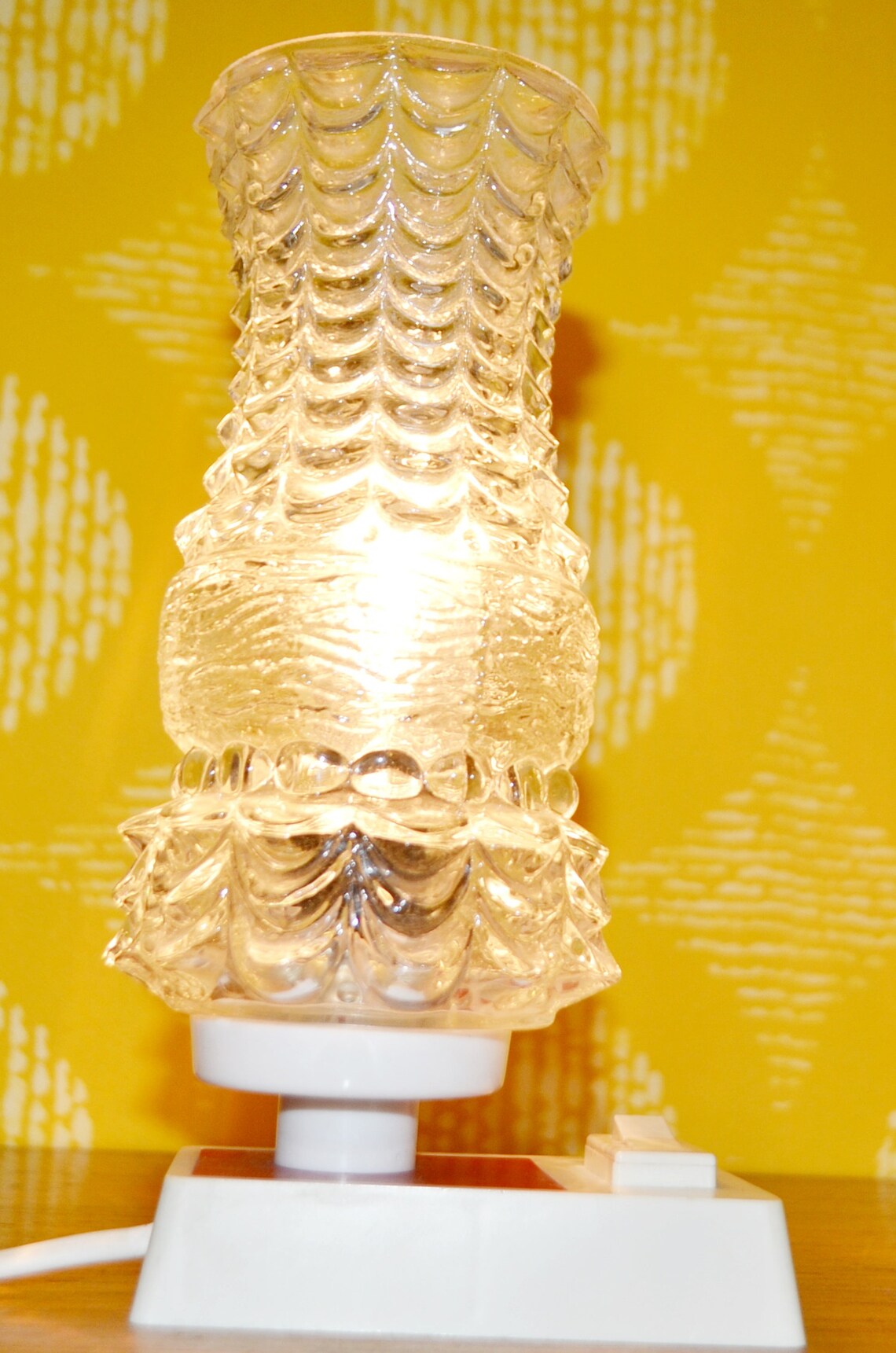 Vintage Tisch  Lampe 70er Jahre Seventies  Retro  Lamb   Rockabilly  Mid Century, foto 3 di 5