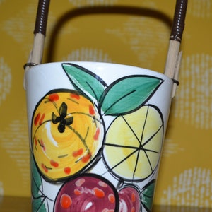 Vintage Ice Bucket Ceramic 50s Mid Century Retro Rockabella