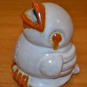 Vintage ceramic money box bird decoration 60s 70s Mid Century Retro Space Age