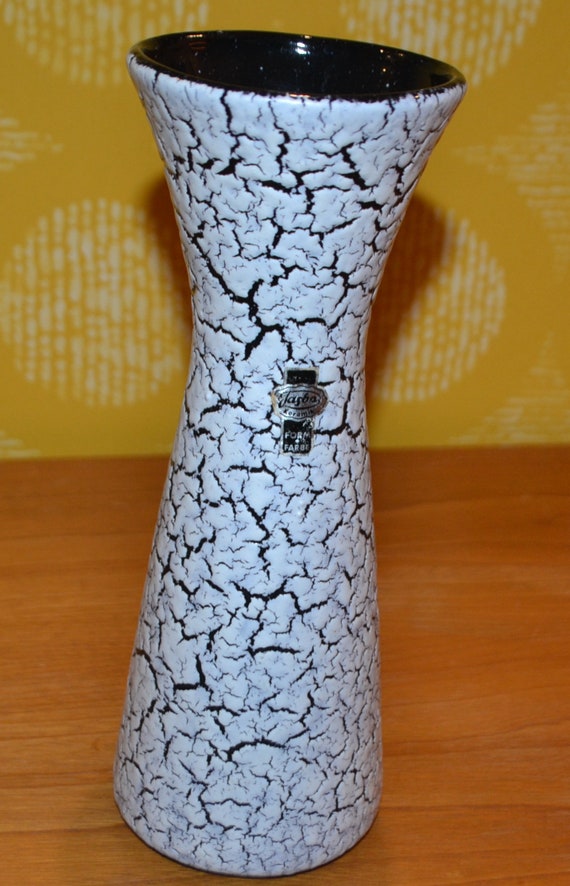Vintage Keramik Vase von Jasba 50er Jahre Retro Mid Century Shabby Chic Landhausstil WGK WGP West Germany
