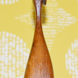 Vintage figure crane wood decoration 60s 70s Mid Century Retro Space Age