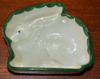 Vintage bowl pudding / cake mold Zeller ceramic bowl rooster & hen