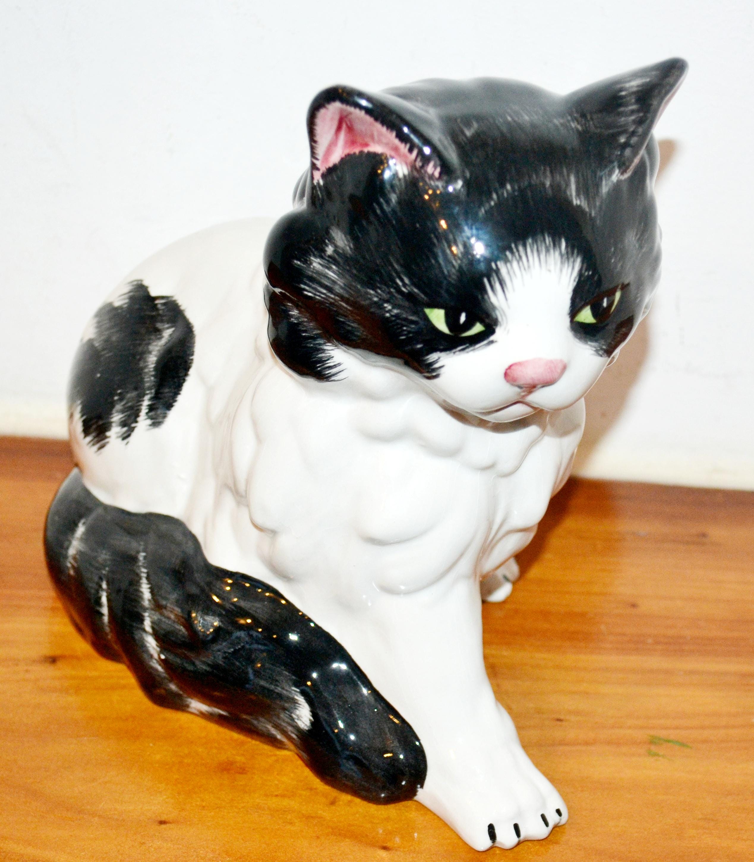 Ronzan Ceramic Cat - Etsy UK