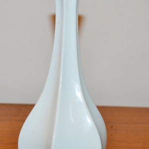 Vintage Vase White from the 70s OP Art Seventies WGK Retro Mid Century Space Age