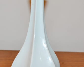 ヴィンテージ花瓶セット 磁器製 白 レトロ ミッドセンチュリー
