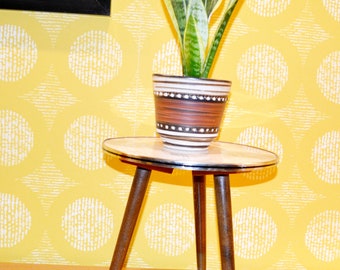 Vintage Flower Stool 1950s Flower Stool Rockabilly Design Retro Mid Century Fifties Rockabilly Shabby Chic Country Style