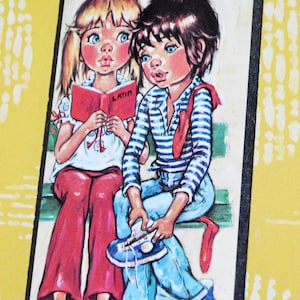 Vintage picture Jolylle Big Eyes New in original packaging 70s wall picture Wall Prints Big Eye Art Seventies Retro Mid Century