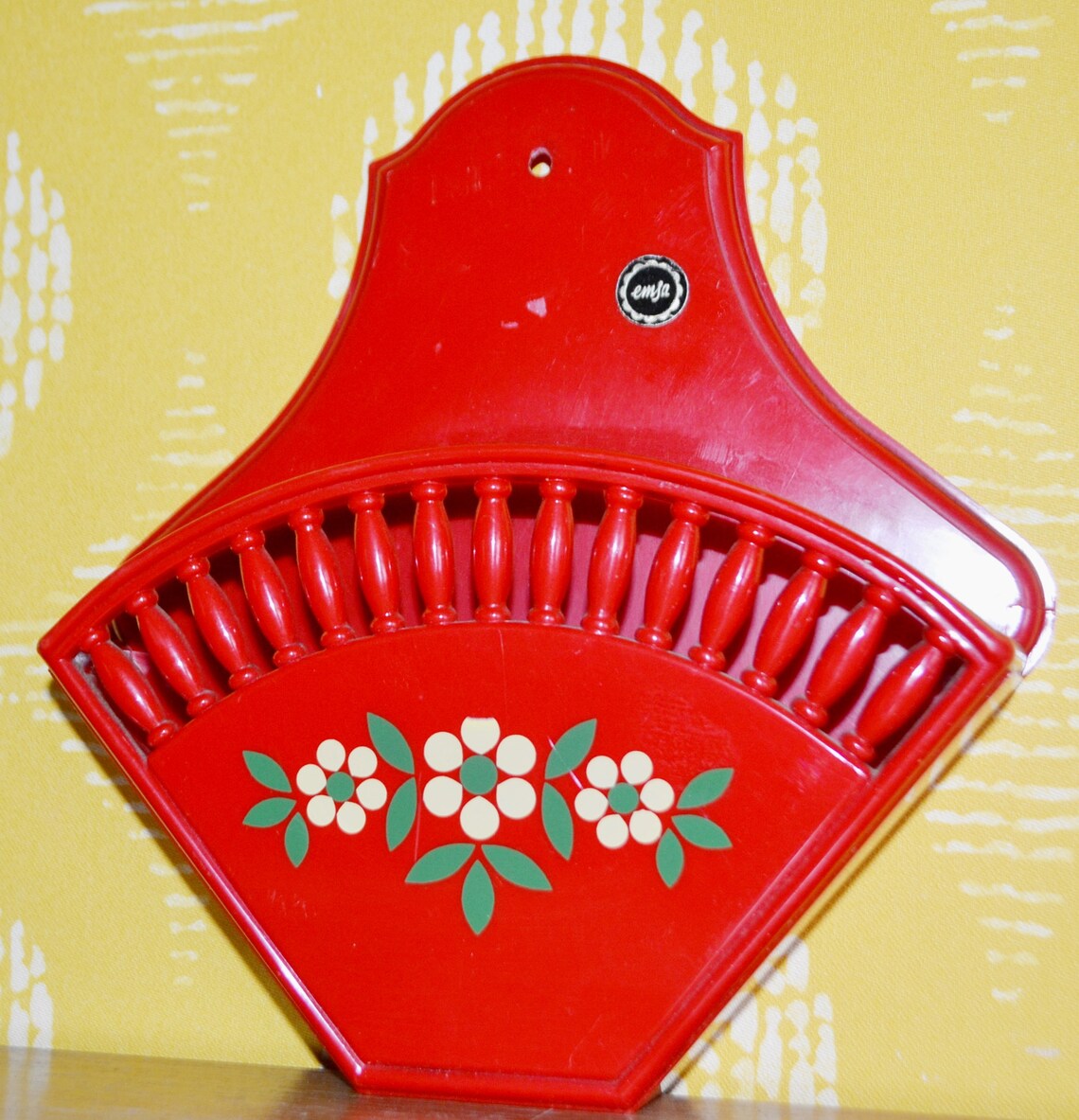 Vintage Coffee Filter Dispenser by EMSA 70s Red Shabby Chic Etsy