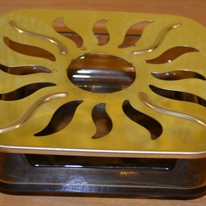 Vintage tea warmer 50s retro mid century stove tea warmer shabby chic country style