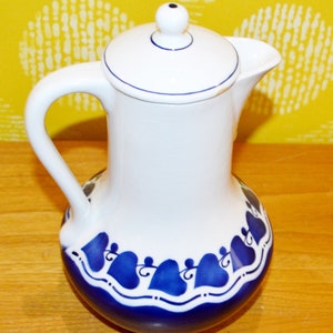 Vintage coffee pot 70s coffee pot porcelain WGP dishes retro seventies Mid Century Shabby Chic country house style