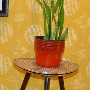 Vintage flower stool 50s flower stool Rockabilly design retro mid century fifties rockabilly shabby chic country house style
