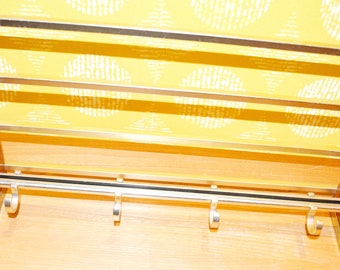 Vintage wooden wardrobe, brown/black, 80 cm, 1960s retro, mid-century rockabilly, shabby chic, country style, Danish design