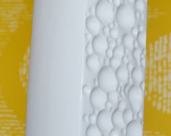 Vintage  Vase Weiß von Winterling  OP Art    Bubbles  WGK  WGP    70er Jahre     Retro Design    Mid Century     Space Age