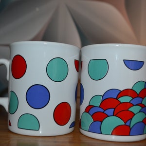 Vintage mug set 70s