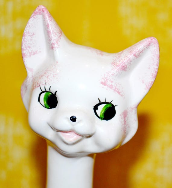 陶器 猫の置物(70)