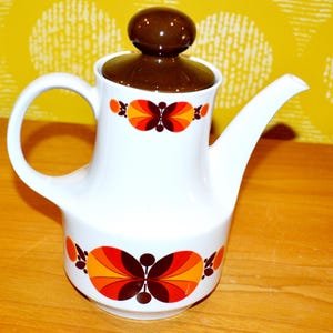 Vintage coffee pot 70s by Mitterteich coffee pot porcelain WGP dishes retro seventies