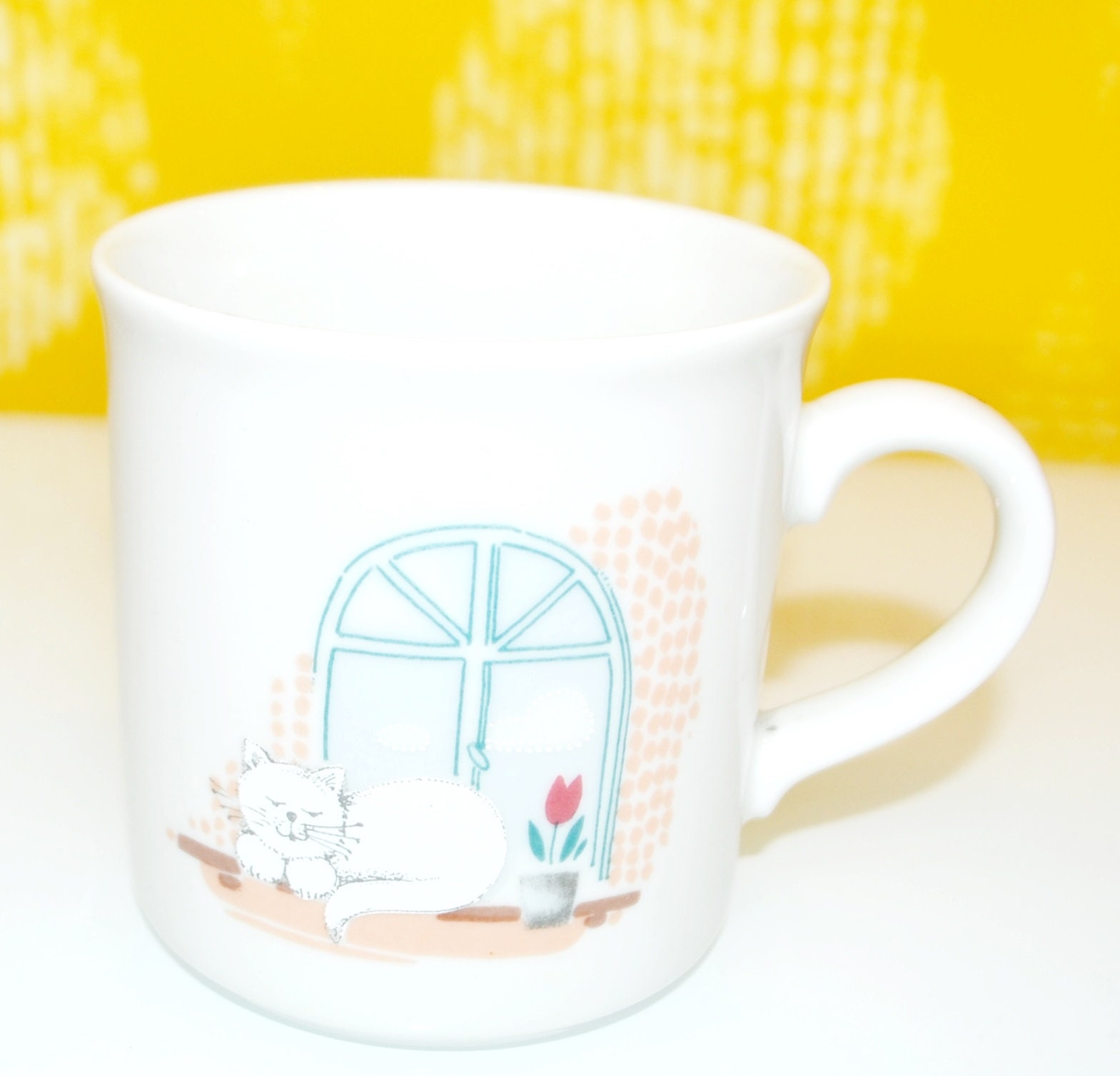 ヴィンテージ コレクターズマグ セラミック ウィンターリングキャット