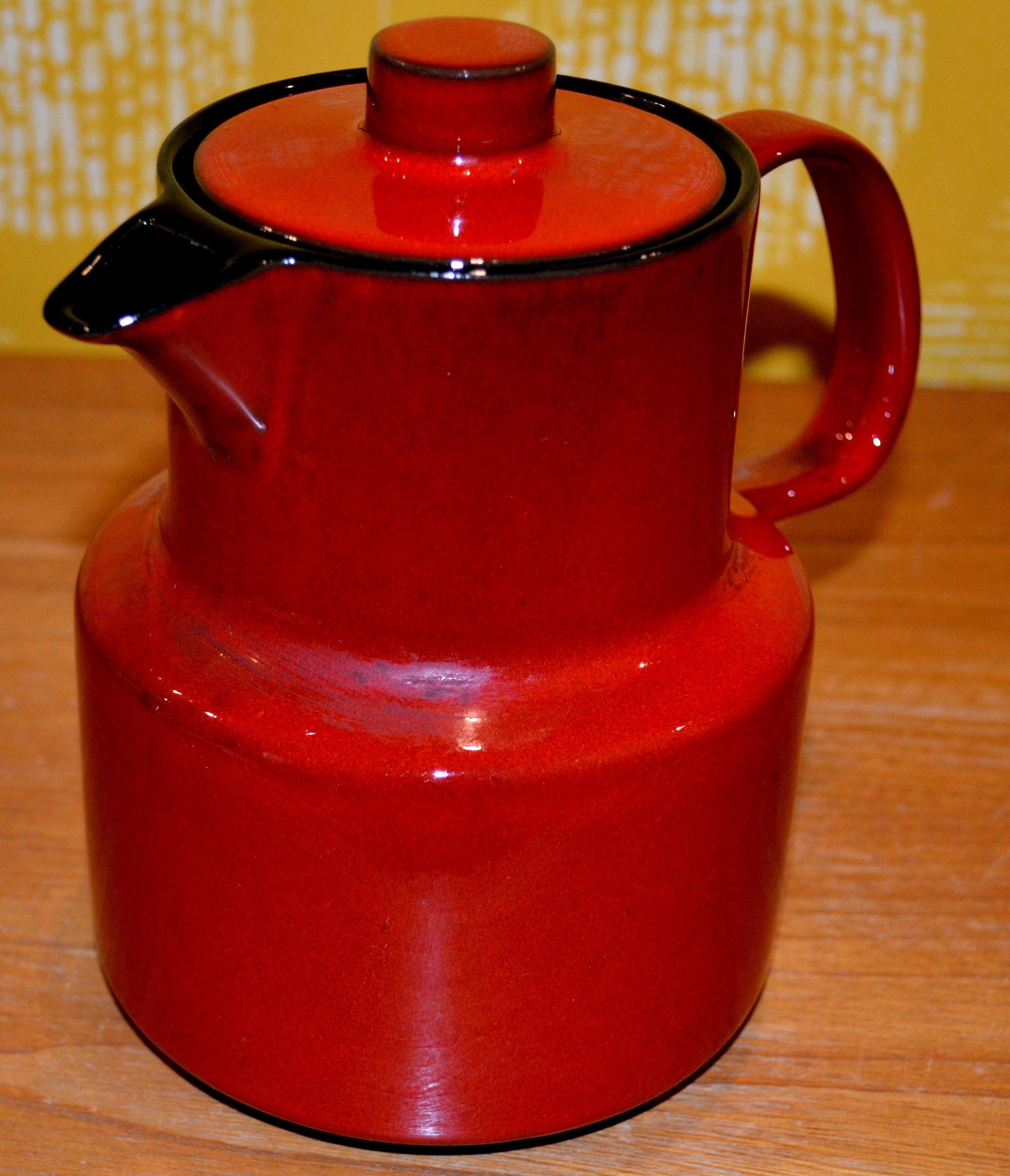 Vintage 70s Melitta Teapot Green Turquoise Coffee Pot Stockholm Pot Pot  Ceramic WGP Dishes Retro Mid Century Shabby Chic Country Style 