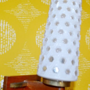 Vintage wall lamp with glass dome 50s Rockabilly Space Age Retro Mid Century